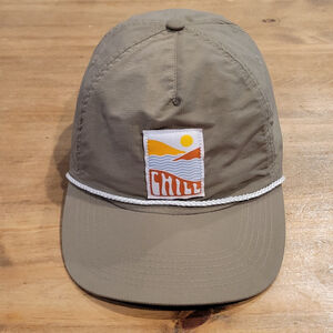 Chill Hat Strap Back Lightweight Green Patch Rope Fayettechill One Size Camp